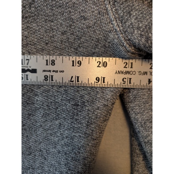 HUGO BOSS Men's Gray Full Zip Jacket Lined Elbow Patch 100% Cotton Designer Med - Picture 15 of 16